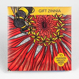Gift Zinnia - These striking red blooms make perfect presents
