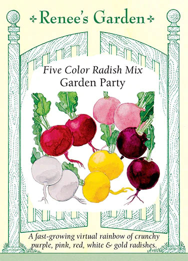 Five Color Radish Mix Garden Party